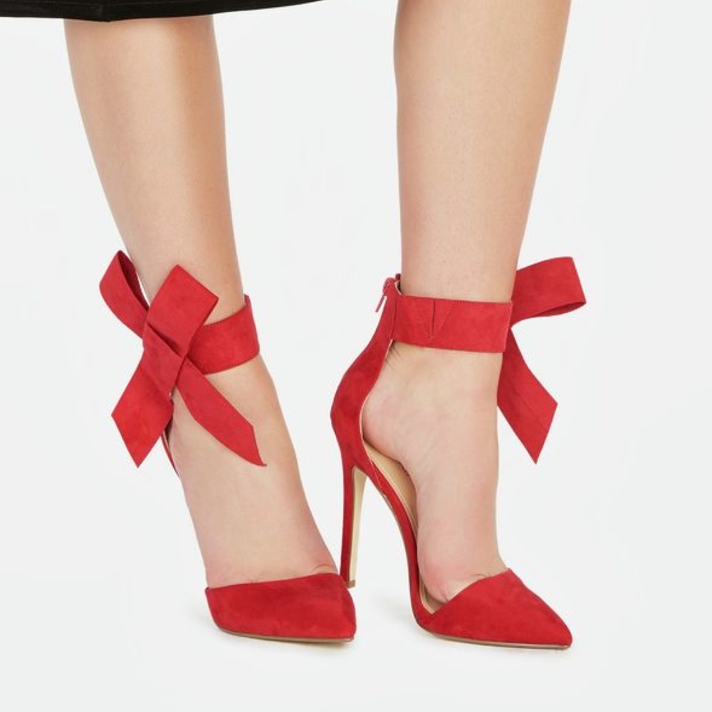 JustFab Giada Red Size 9 NIB